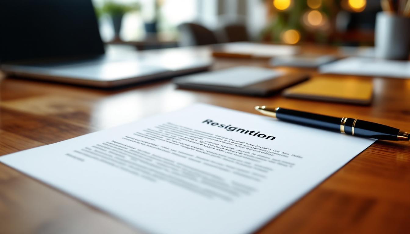 Lettre de démission CDI : 7 erreurs à éviter absolument